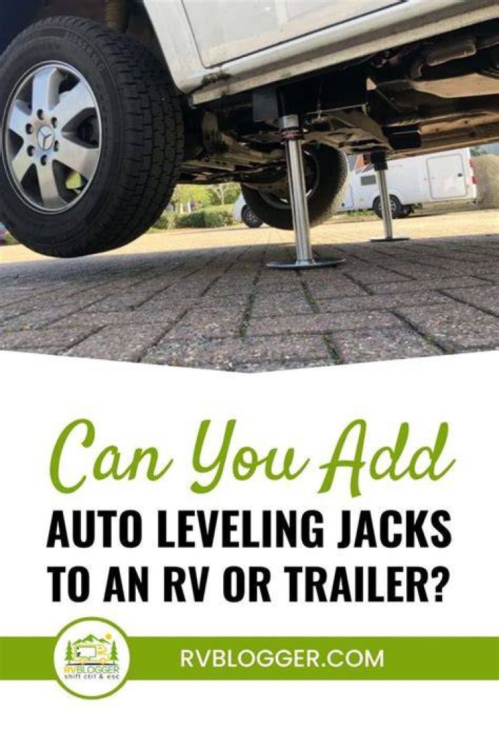 Are leveling jacks necessary?