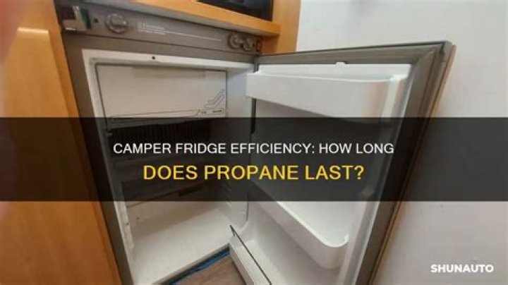 Can a fridge run off propane?