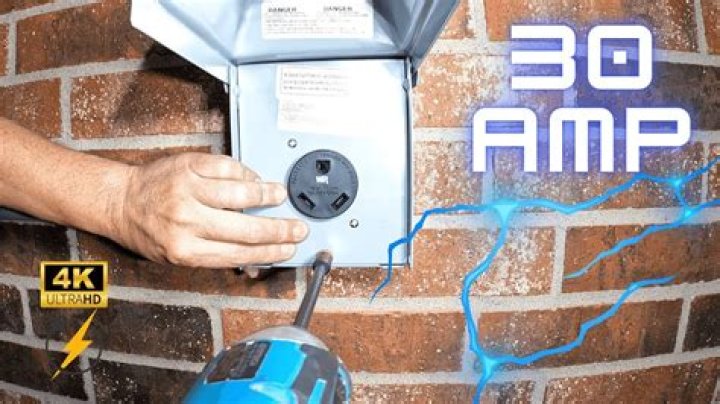 Can I put a 30 amp outlet in my house?
