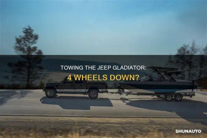 Can you tow 4 wheels down?