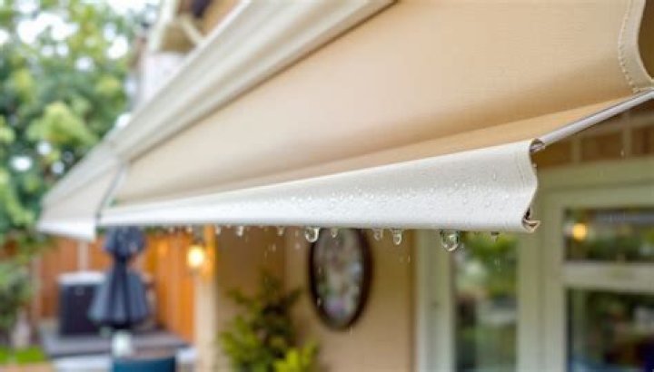 Do awnings work in the rain?