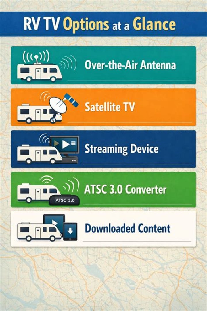 How can I watch TV in my RV with an antenna?