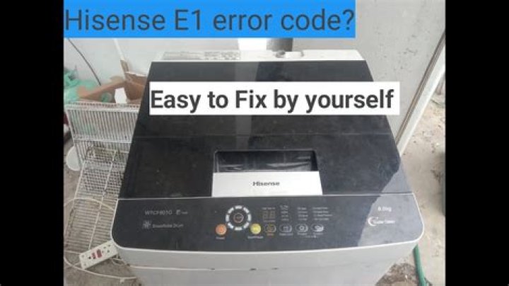How do I fix my E1 code?