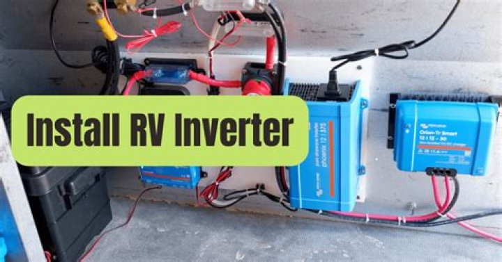 How do I power an RV outlet with an inverter?