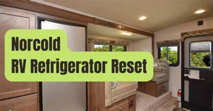 How do I reset my Norcold refrigerator in my RV?