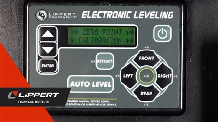 How do you calibrate a Lippert leveling system?