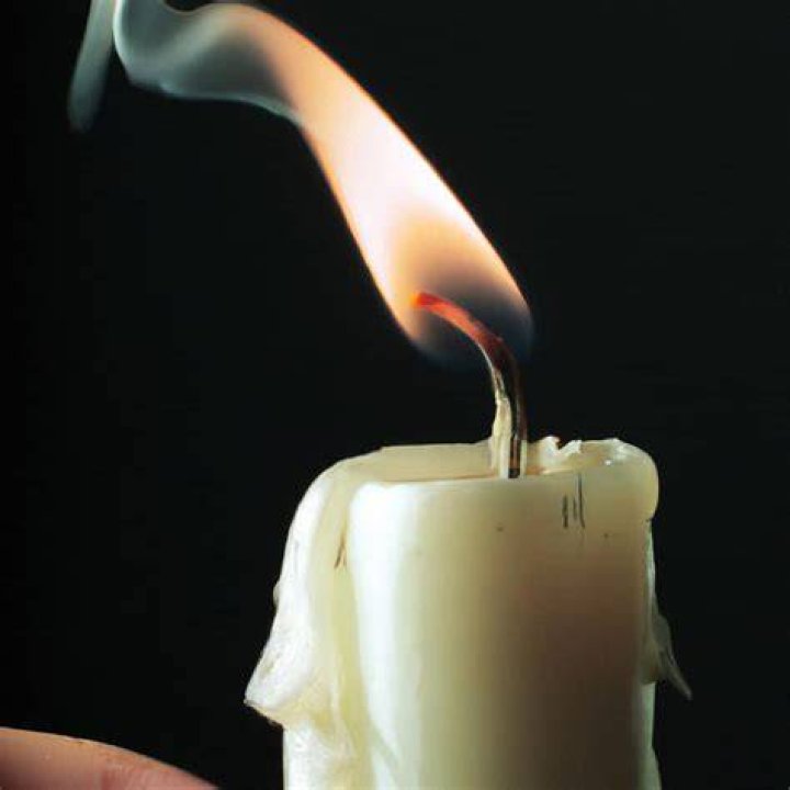 How do you keep a candle from blowing out?