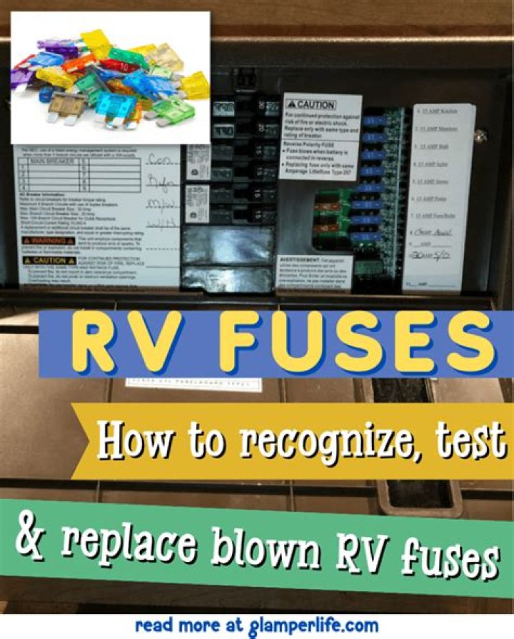 How do you know if an RV fuse is bad?