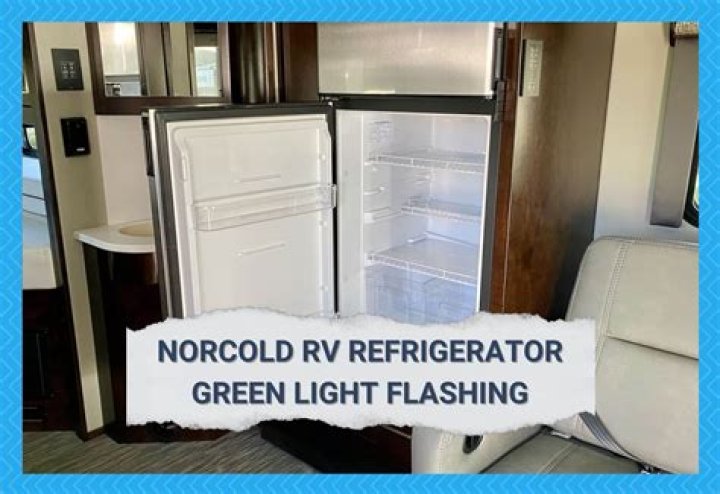 How do you light the pilot on a Norcold RV refrigerator?