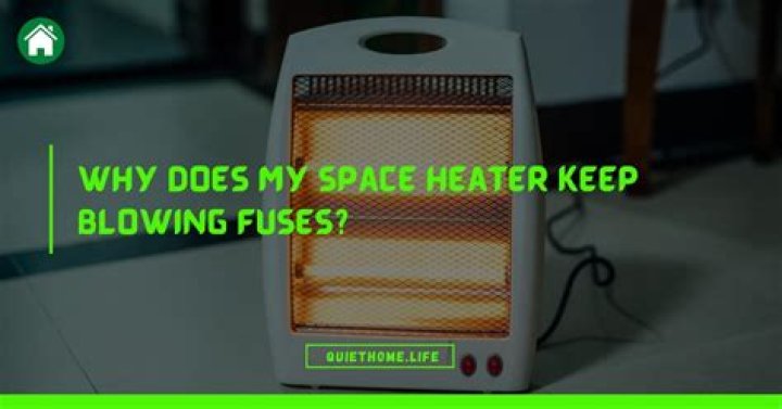 How do you use a space heater without blowing a fuse?