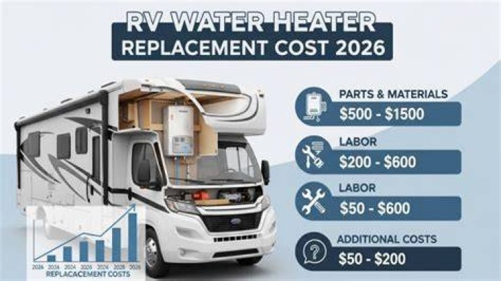 How much does it cost to replace RV water heater?