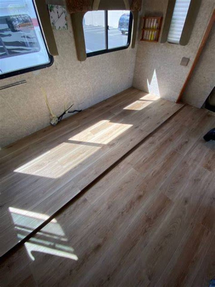 How thick is slide out floor?