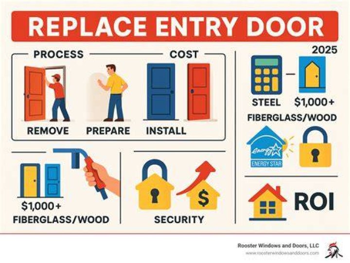 Is it easy to replace entry door?