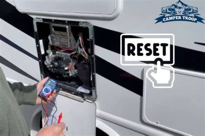 Is there a reset on a RV converter?