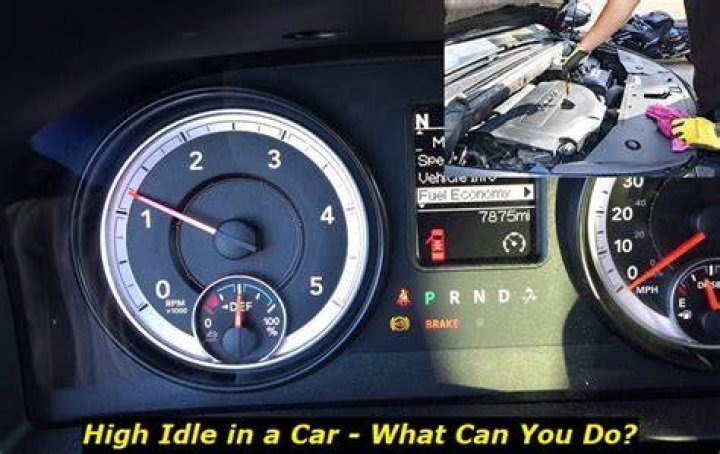 What can cause high idle problems?