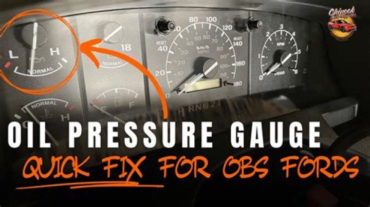 What causes oil pressure gauge to not work?