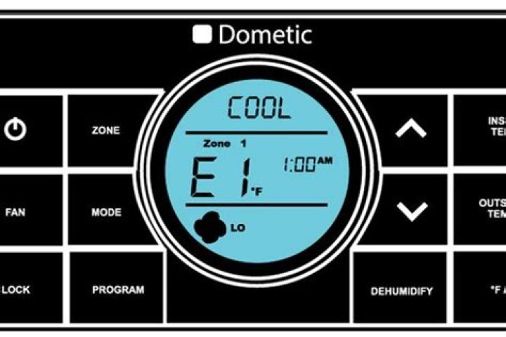 What is E1 code on Dometic AC?