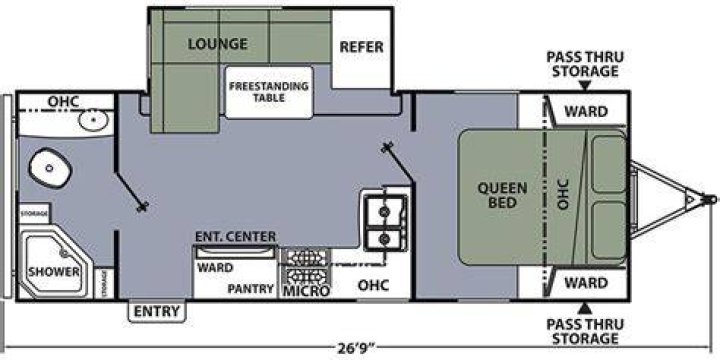 What kind of floor plan does coachmen apex 232rbs have?