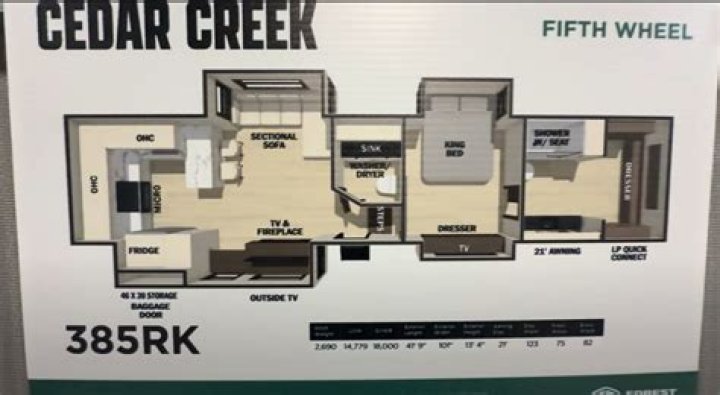 What kind of trailer does Cedar Creek make?