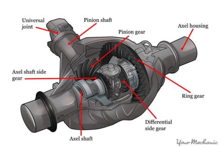 What temperature does a rear differential?
