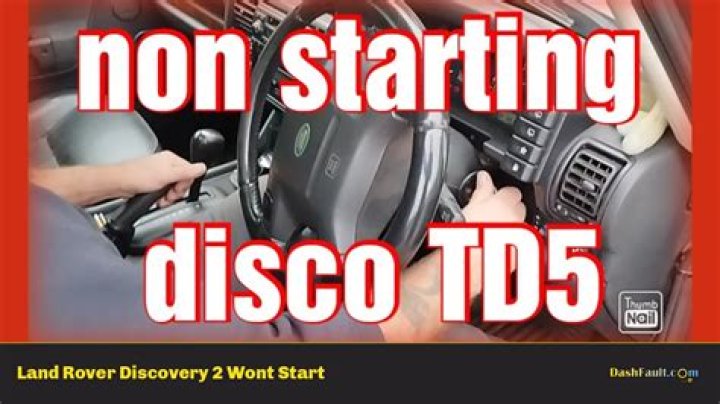 What to do if your Land Rover wont start?