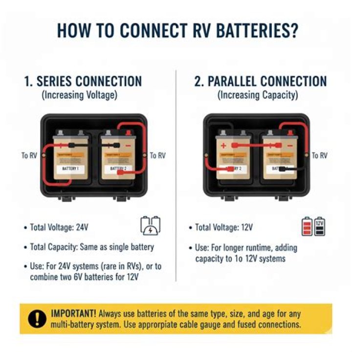 What voltage should RV batteries be?