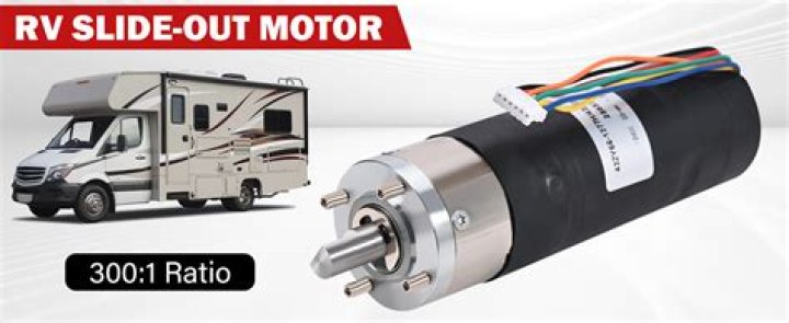 Where are the motors on an RV slide out?