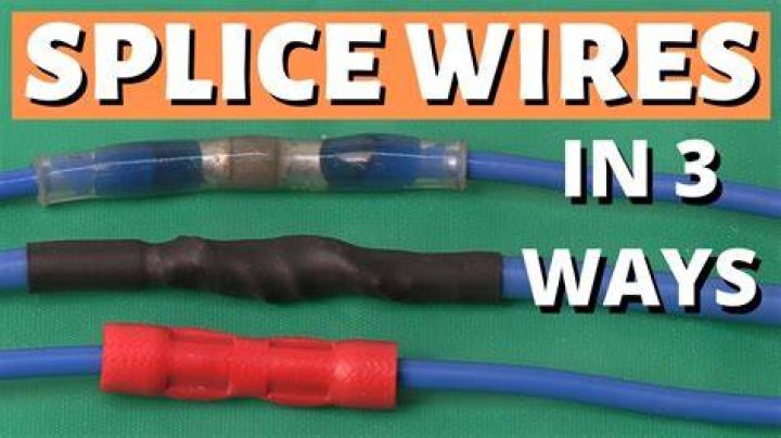 Where does the connector go on an electrical splice?