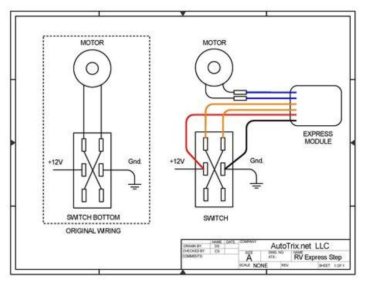 Where is the switch on a step RV?