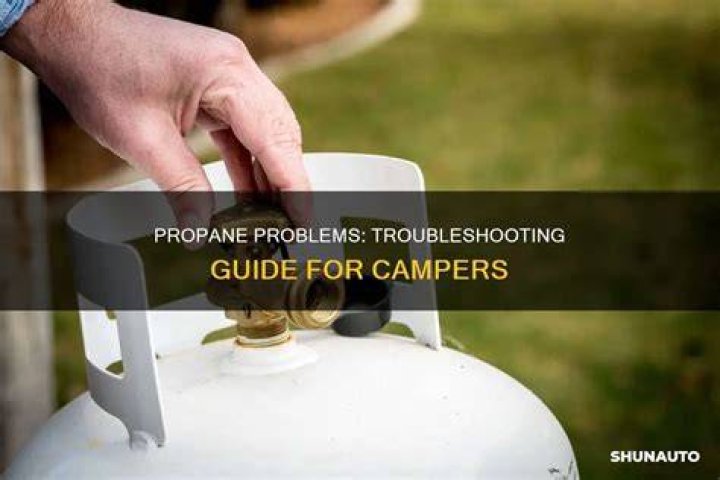 Why am I not getting propane to my stove?