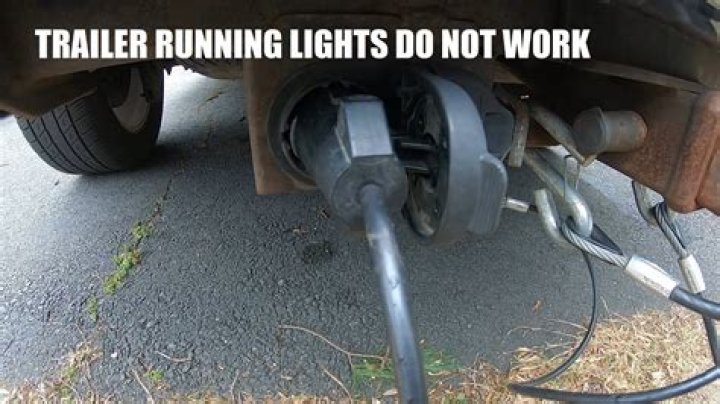 Why are only my running lights working on my trailer?