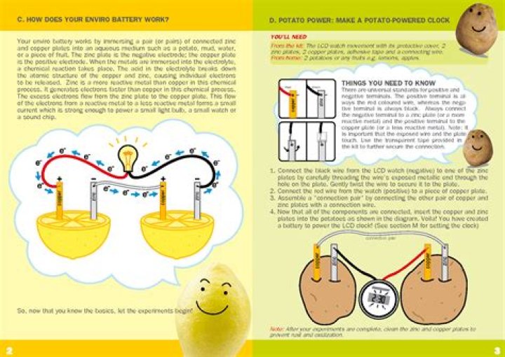 Why does a lemon produce more electricity than a potato?