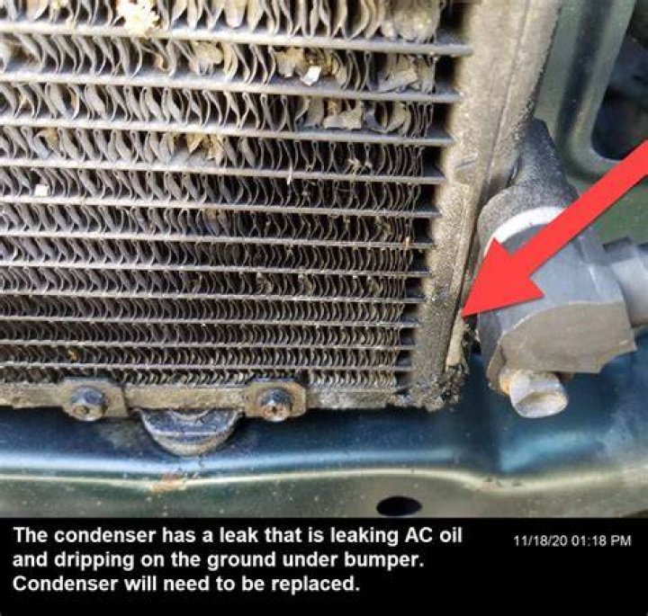 Why does my AC condenser leak?