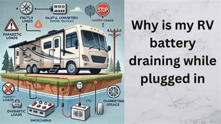 Why does my battery keep draining in my RV?