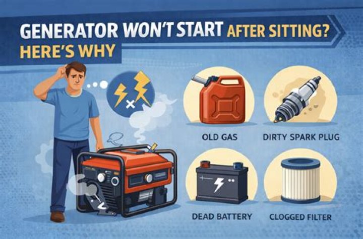 Why does my generator not start after service?