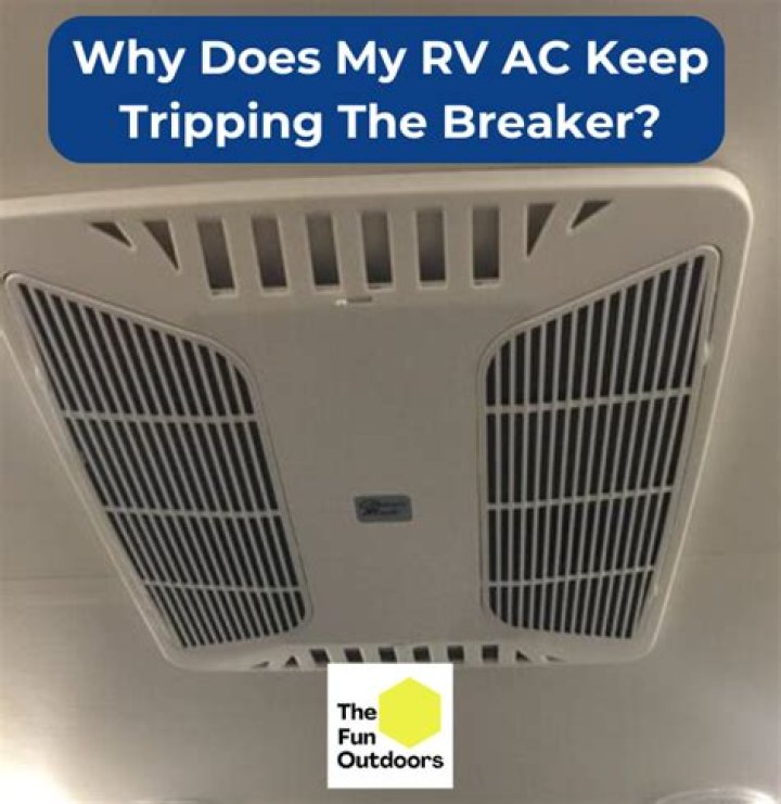 Why does my RV AC trip the breaker?