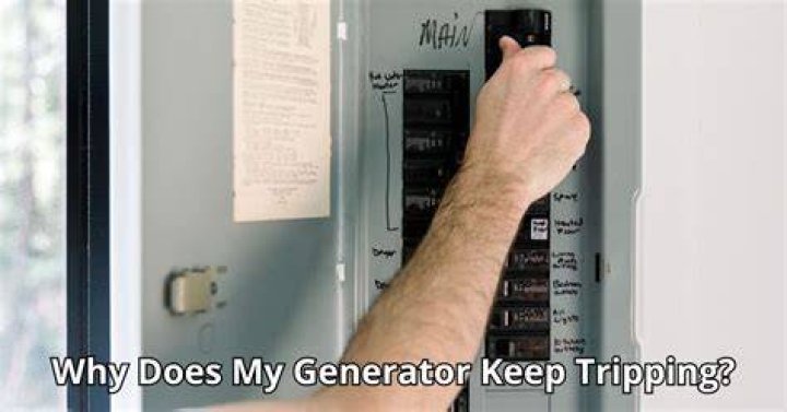 Why does the breaker on my generator keep tripping?