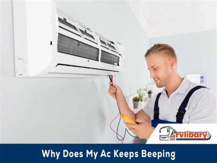 Why is AC beeping?
