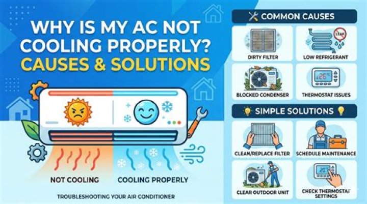 Why is my AC not cooling in my camper?