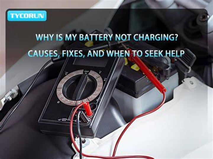 Why is my battery not charging on my rexhall?